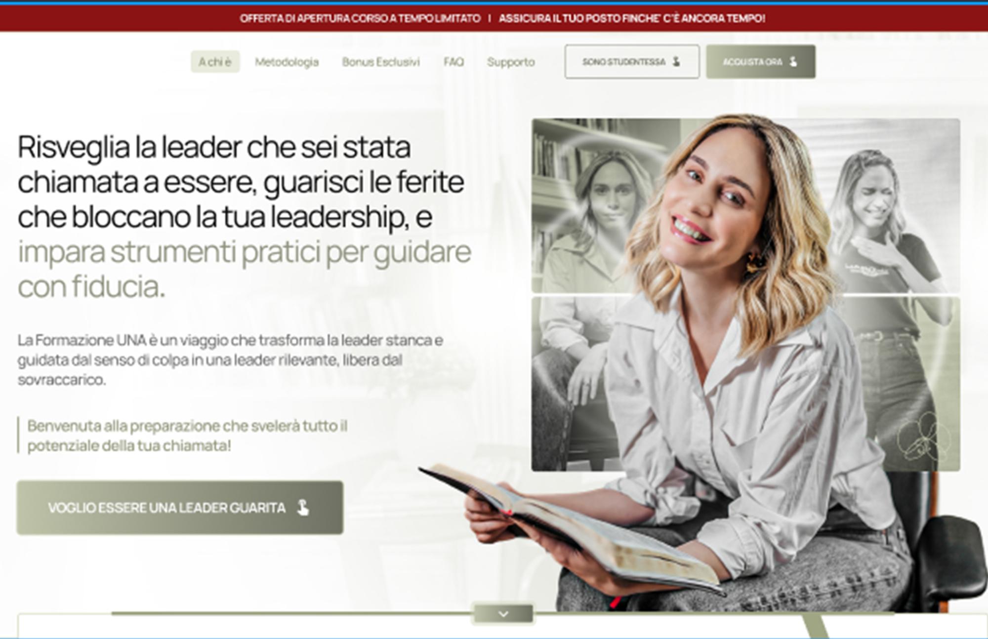 Mockup Computer Desktop - Sito Web per Progetto e Contenuti di Fede