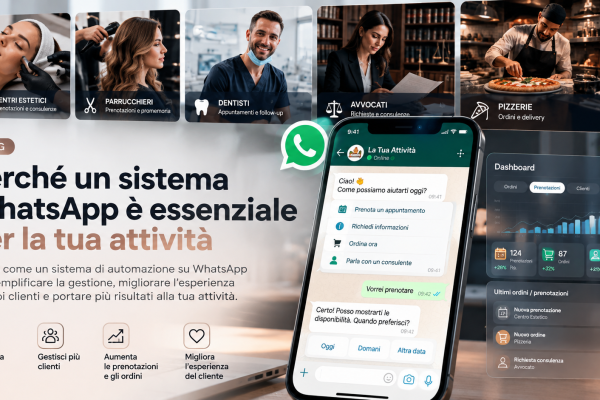 Perché usare un sistema WhatsApp automatizzato per la tua attività